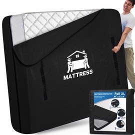 Mattress Bags for Moving, BETU Mattress Protector Waterproof Mattress Cover King Size Storage Bags with 8 Heavy-Duty Handles and Zipper for Bed Extra Thick Large Reusable(2 Pack, 82"x79"x15" Blue)