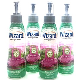 Wizard Room Mist Morning Mist 4x Air Freshener Spray Bottles,8 Fl Oz (Pack of 4)
