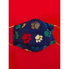 BEST SELLER!! REUSABLE FACE MASK, DOG PRINT FACE MASK, ADULT, 100%COTTON, USA