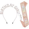 Birthday Sash Birthday Crowns for Women,Birthday Girl Sash & Crown