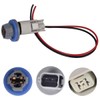 Lanphitus 2 Set Rear License Plate Light Lamp Bulb Socket