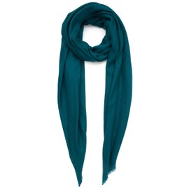 Cashmere Scarf Made in Cashmere (Gift Package) Merino Wool Silk Cashmere Scarf Large Superfine Women Men Pashmina Unisex, blue-green