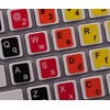 4Keyboard Learning English US Colored Keyboard Stickers (Lower & Upper