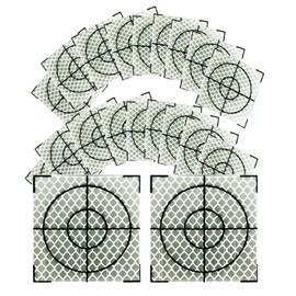 S.fields.inc Reflective Sheets, Surveying Targets, Set of 20, Total Station, Prism Seals (1.2 inches (30 mm)