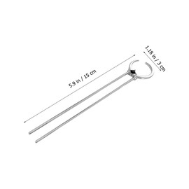 VICASKY Elegant Moon Rhinestone Hair Fork for Stylish Bun Updos Hair Stick for Women for Parties and Daily Wear