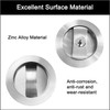 SANGRENSHEN Sliding Door Lock Pocket Door Flush Handles Latch Privacy