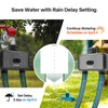 Smart Water Hose Timer Sprinkler Timer with 2 Outlet, Automatic