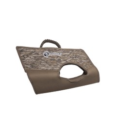 Cupped Waterfowl Neoprene Camo Dog Vest, Durable Neoprene Hunting Dog Vest with Braided Paracord Handle, Large - 28" Chest, Mossy Oak Bottomland Camo