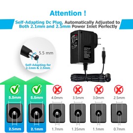 CHANZON 12V 1A 12W Power Supply AC DC Switching Adapter, 12 Volt 1 Amp AC/DC Wall Wart Converter Transformer, 100-240v 50 60HZ Input with 12vdc 1000ma Output