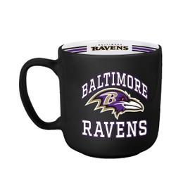 Baltimore Ravens - Taza de rayas de 15 onzas