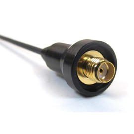 Comet SMA-24J Dual-Band Handheld Antenna (144/430 MHz) – SMA-J Connector – Flexible 17.7" Whip for VHF/UHF – High-Gain HT Upgrade for Enhanced Range & Reception – Black