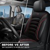 CAR PASS Comfortable 3D Foam Mesh Leather Car Seat Covers