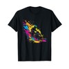 Splash Art Snowmobile Snow Machine Ski-Doo Sledge T-Shirt