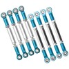 Alomejor Steering Pull Rod RC Steering Servo Pull Rod Metal