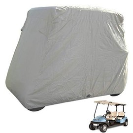 Formosa Covers | Deluxe 4 Passenger Golf Cart Cover roof 80" L Taupe, fits E Z GO, Club Car, GEM e2 and Yamaha G Model