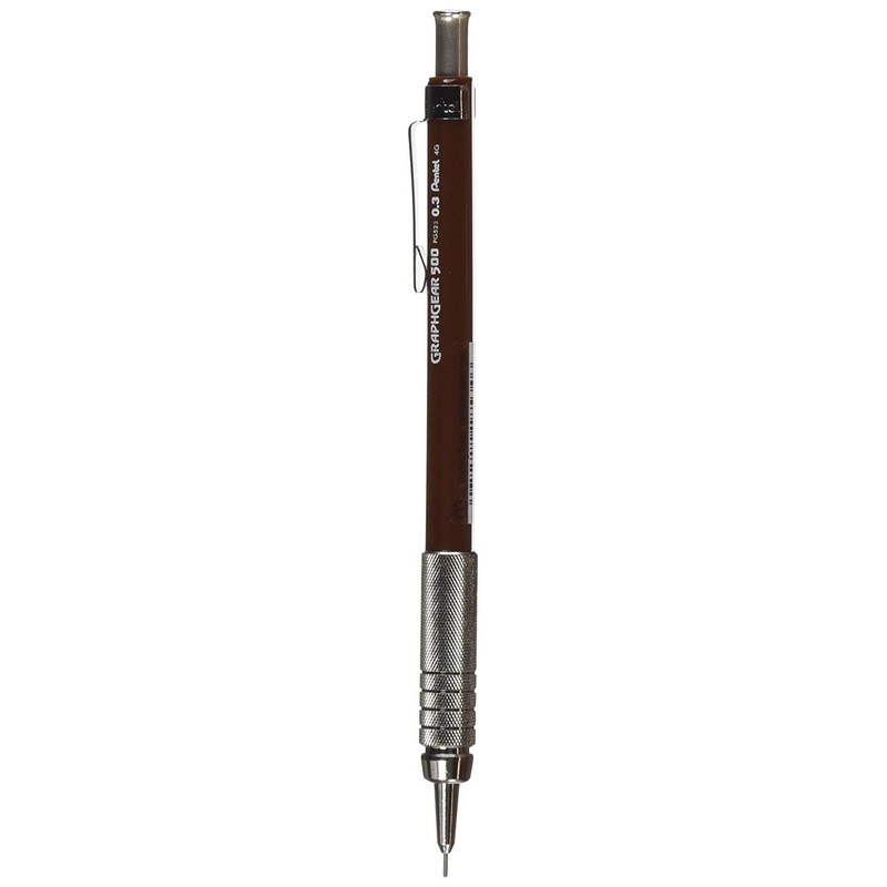 Pentel GraphGear 500 Mechanical Drafting Pencil, (0.3mm), Extra Fine Line,