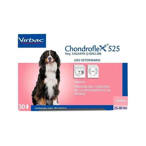 Chondroflex 525 30 Tab Virbac Condroprotector Articular