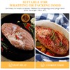 QEDBOJE 2 Pieces Meat Net Roll Roast Net Roasting Net