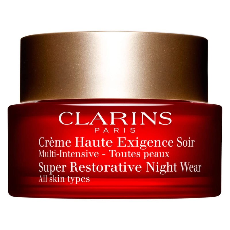 Clarins Super Restorative Night Cream All Skin Types, Unisex, 1.6