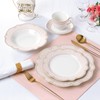 Joseph Sedgh Collection "Sandra" 20-Piece Bone China Dinnerware Set, Service