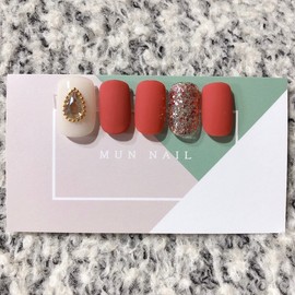 MunNail Maple Nail  - Long Oval / MunNail 단풍네일  - 롱오벌