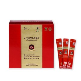 Insanzhugyeom K-진홍삼스틱골드 (10gx50포) K-Red Ginseng Stick Gold (10g x 50 packets)