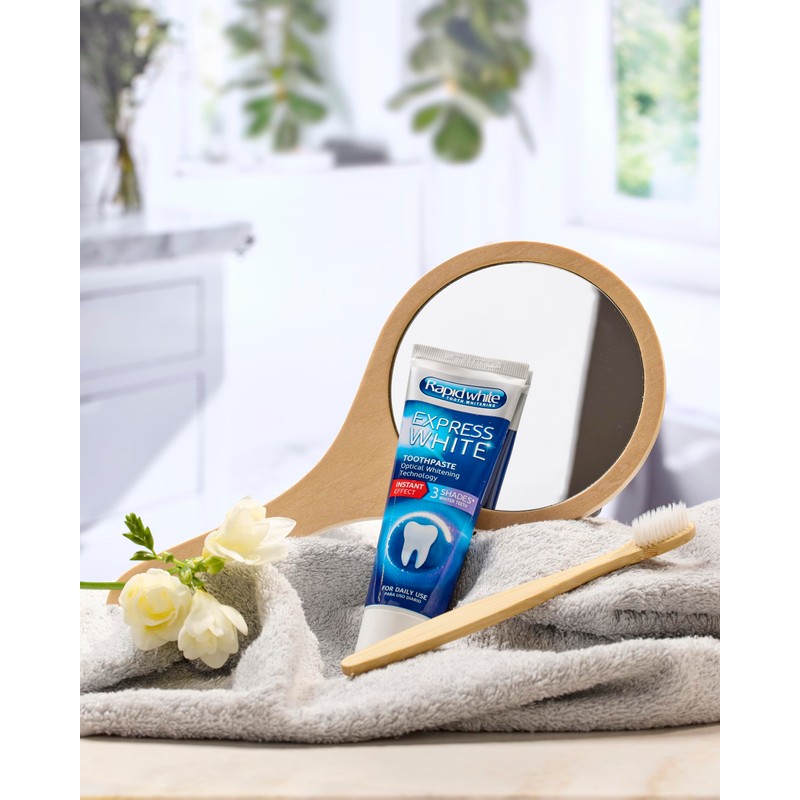 Rapid White Express White Toothpaste Optical Whitening Technology Mint Flavour