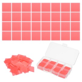 PATIKIL 32PCS Diamond Art Painting Glue Clay Wax 5D Square DIY Diamond Art Refills Glue with Storage Box for Diamond Art Embroidery Mud Supplies Accessories Painting Tool (25mm/1", Red)