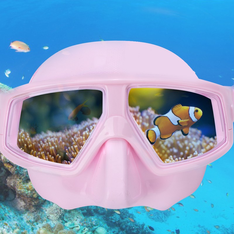 Professional Free Diving Anti Fog Large View Low Volume Dive