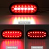 Konrali 4Pcs 6Inch Oval Led Trailer Tail Lights with Backup