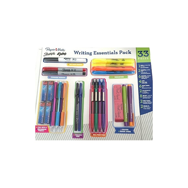 Paper Mate Writing Essentials Pack 33 Pieces by Paper Mate