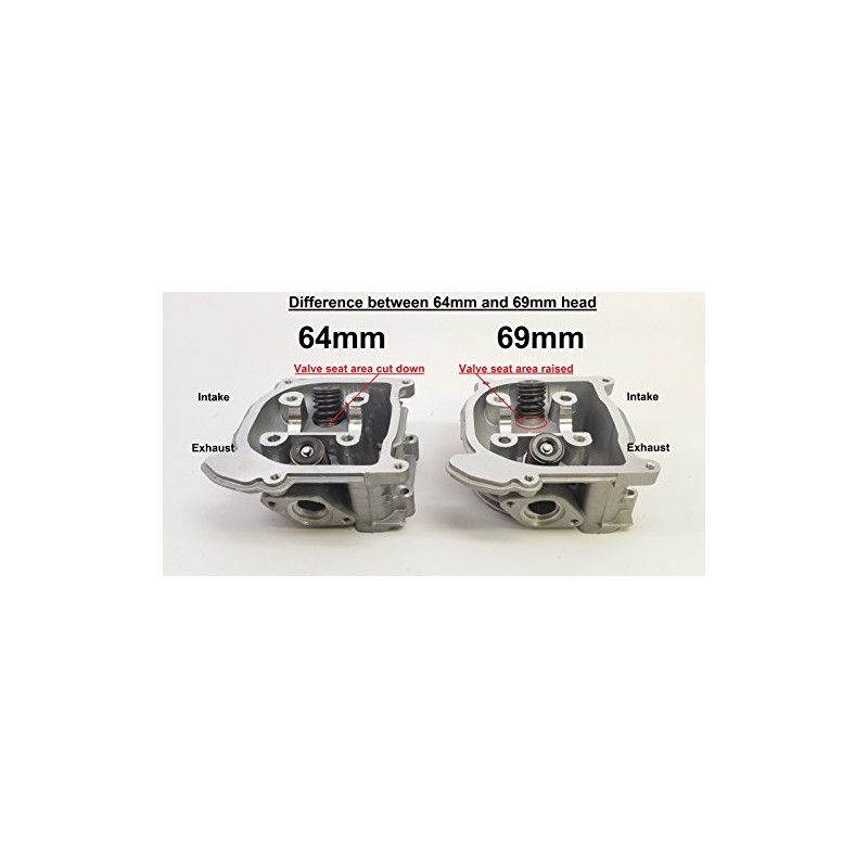 80cc Big Bore Kit Cylinder 69mm Head Piston Rings Chinese