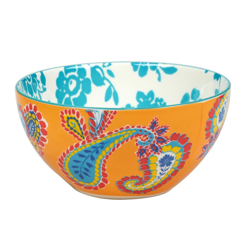 Certified International Damask Floral 4.75" All Purpose Bowls, Set of