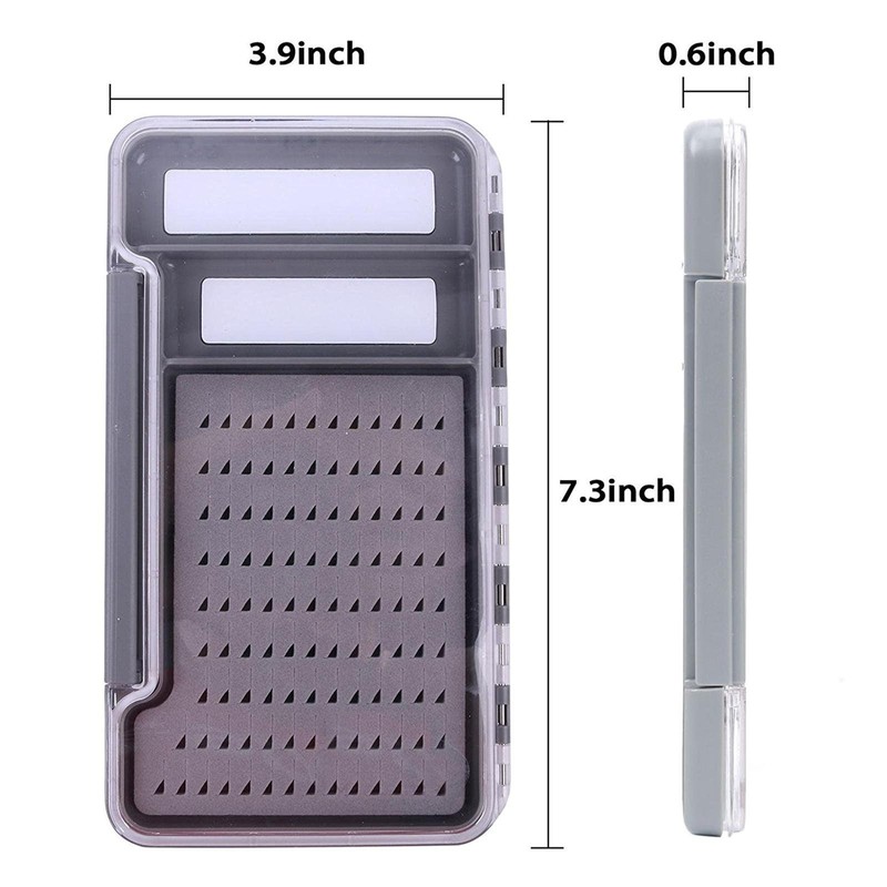 Maxcatch New Magnetic Back Fly Box Clear Waterproof Fly Fishing