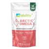 Wellthy Acrtic Omega 3 Softgel 100 Cpsulas. 100 Aceite de Salmn, 360mg EPA, 240mg DHA, 50 Dias de Consumo, Hecho en Planta Certificada, Bottle Free.  