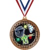 2.75" Paintball Award Medals, Bronze Vega Paintball Team Trophy Awards