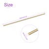 DMiotech 8pcs 2mm x 250mm Brass Solid Round Bar Brass