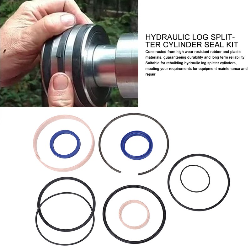 Hydraulic Log Splitter Cylinder Rebuild Seal Kit Rubber Cylinder Seal