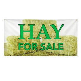 genetic/unbranded Vinyl Banner Multiple Sizes Hay for Sale Outdoor Advertising Printing D Business - 60x144inches