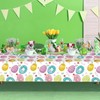 Pack of 3 Easter tablecloths, 274 x 137 cm tablecloth,
