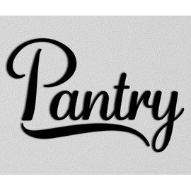 MAZ DISTRIBUTIONS – Pantry Sticker – Vinyl Decal for Refrigerators – Removable Waterproof Sticker for Store Door – Useable Indoor and Outdoor – Easy use for Office and Canteen – MAZ – 321