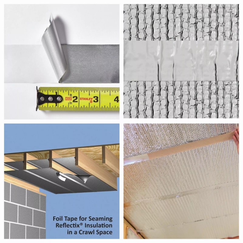 REFLECTIX HEAVY-DUTY HVAC FOIL TAPE 2-IN X 30-FT ALUMINUM BACKING