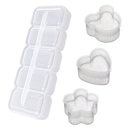 4 Piece Sushi Rice Ball Mold Onigiri Making Mold DIY Sushi Making Kit Onigiri Bento Mold for Restaurants Camping Families