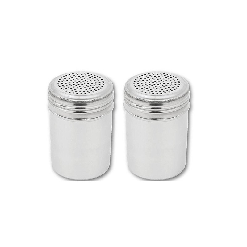Great Credentials Stainless Steel Versatile Dredge Shaker, Salt, Sugar, Shakers