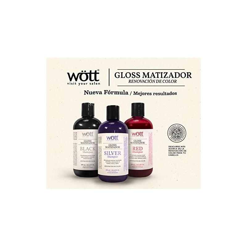 SHAMPOO WOTT MATIZADOR 300 ML (Black)