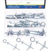 Glarks 18pcs M4 M5 M6 O-Shaped Eye Bolt Toggle Anchors