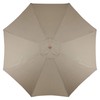 Northlight 9ft Outdoor Patio Market Umbrella with Wooden Pole, Tan