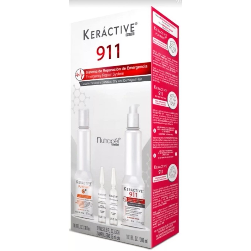 Nutrapel 911 Tratamiento Capilar Integral Set de 3 prod. Shampoo