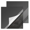 12x12 Inches Black Mirror Acrylic Sheet – 2 Pcs Reflective