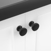 homdiy 10 Pack Kitchen Cabinet Knobs Black Knobs Drawer Zinc